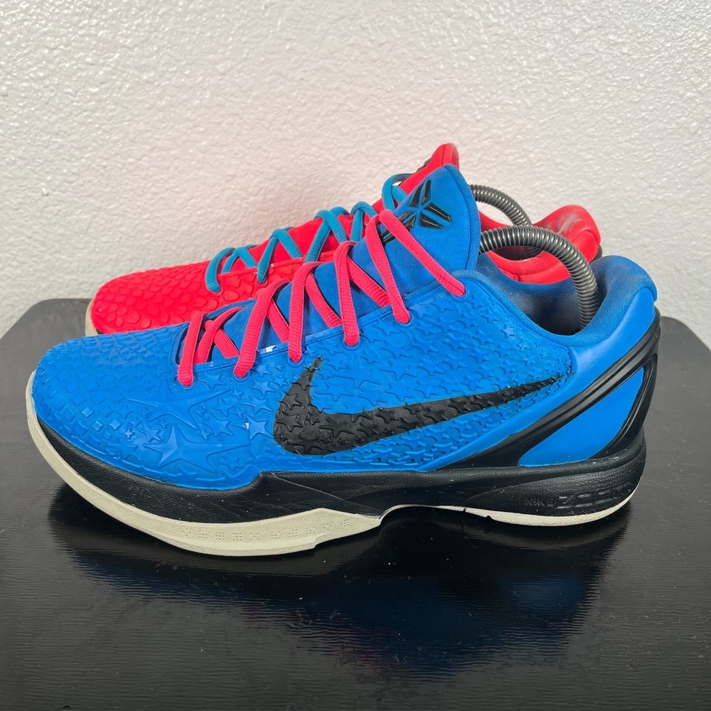 Nike Kobe 6 Mens Size 10.5 Blue Red Protro Sail All-Star FQ3546-100